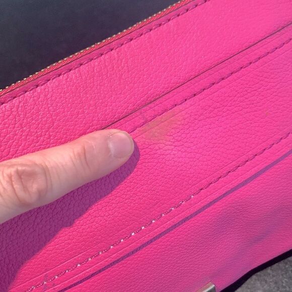 Kate Spade Celina Ave Magenta Bow Leather Crossbody - Picture 4 of 6